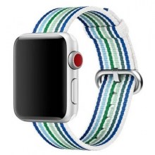 Strap for Apple Watch 42mm new canvas band darkblue-min